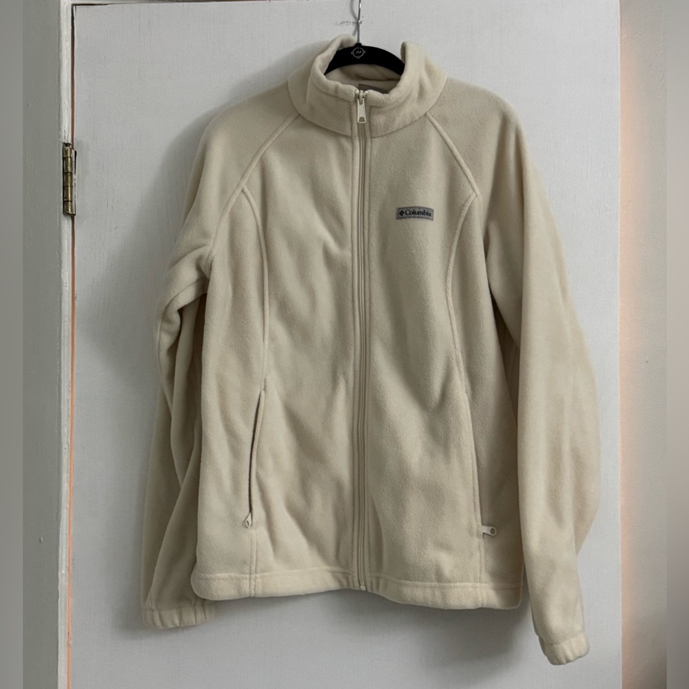 Columbia Off-White Fleece Jacket